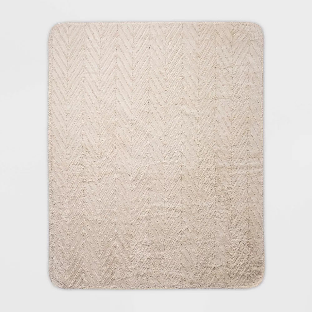 Heathered Fleece Reversible Warm Dog Blanket
