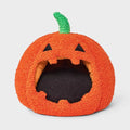 Pumpkin Shaped Enclosed Cave Bed for Small Dogs