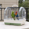 Transparent Dome Handheld Travel Bird Cage for Small & Medium Birds