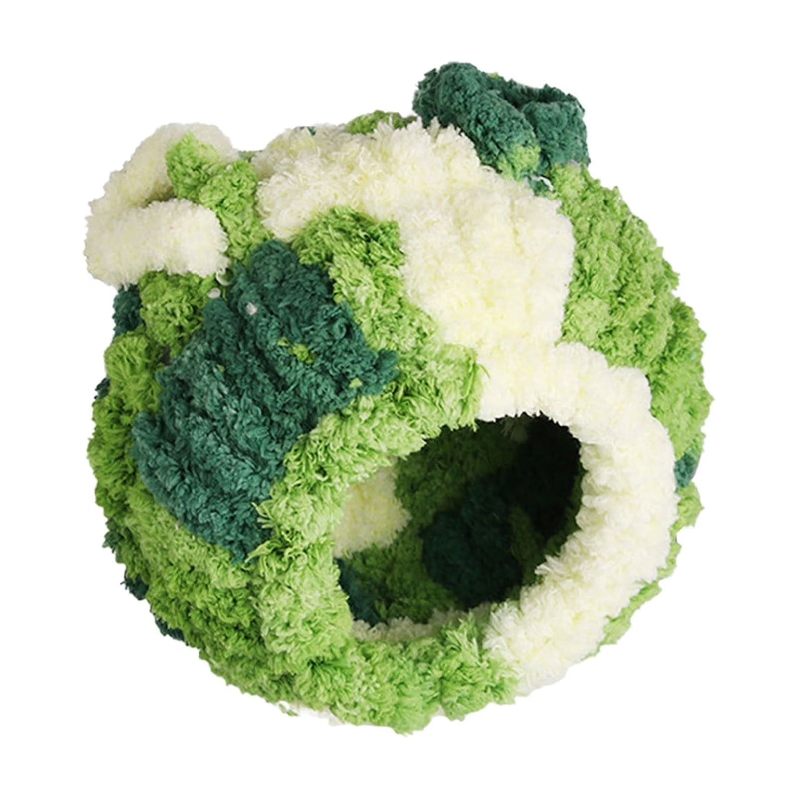 Round Fluffy Hanging Cave Hut As Warm Resting Shelter For Tiny Pet Birds