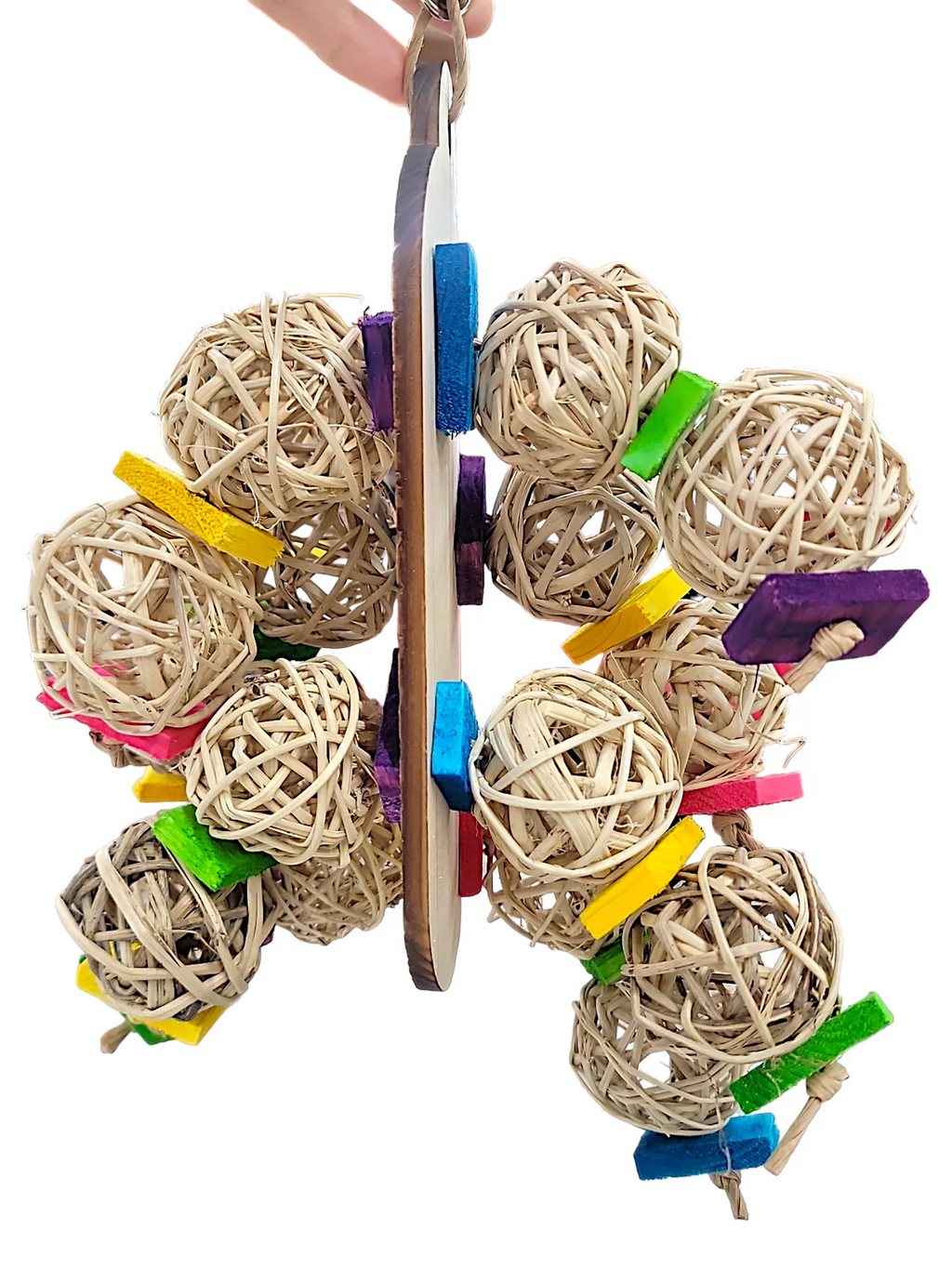 Paddle Ball-Double Size Bird Small Pet Chew Toy
