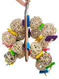 Paddle Ball-Double Size Bird Small Pet Chew Toy